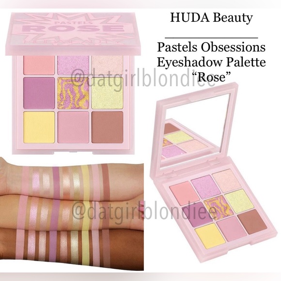 HUDA BEAUTY Other - HUDA Beauty: Pastels Obsessions Eyeshadow Palette (Rose)